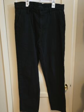 Uniqlo Men/woman Black Jeans M W30-33 inch Adjustable Boyfriend